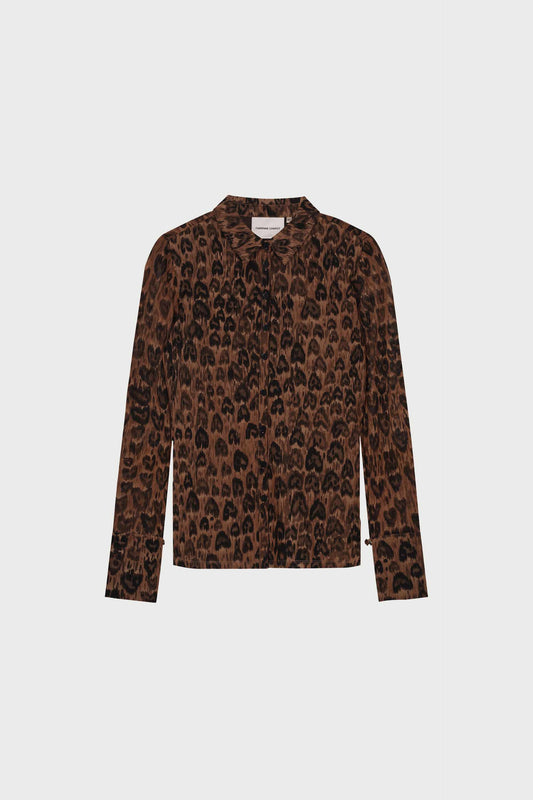 Blouse Kevis Hartjes Mesh Brique