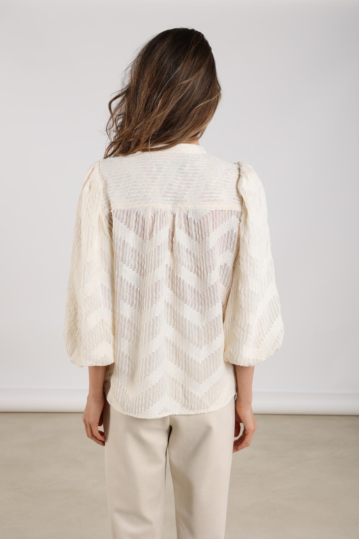 Blouse Rosie Pofmouw Off White
