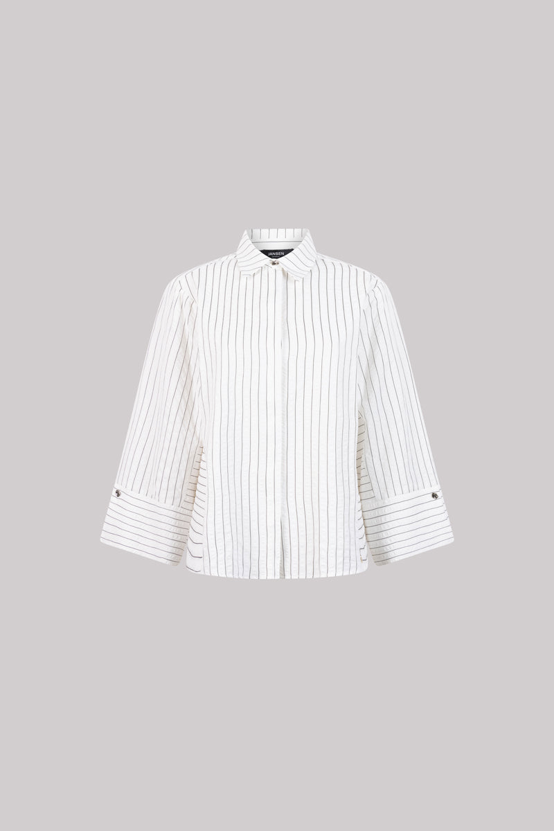 Blouse Streep Groot Manchet