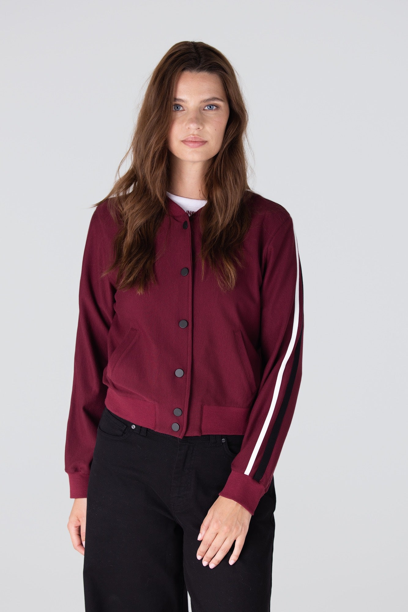 Bomber Jackie Bies Bordeaux