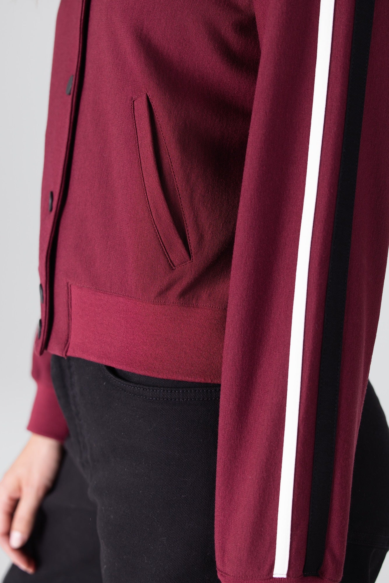 Bomber Jackie Bies Bordeaux