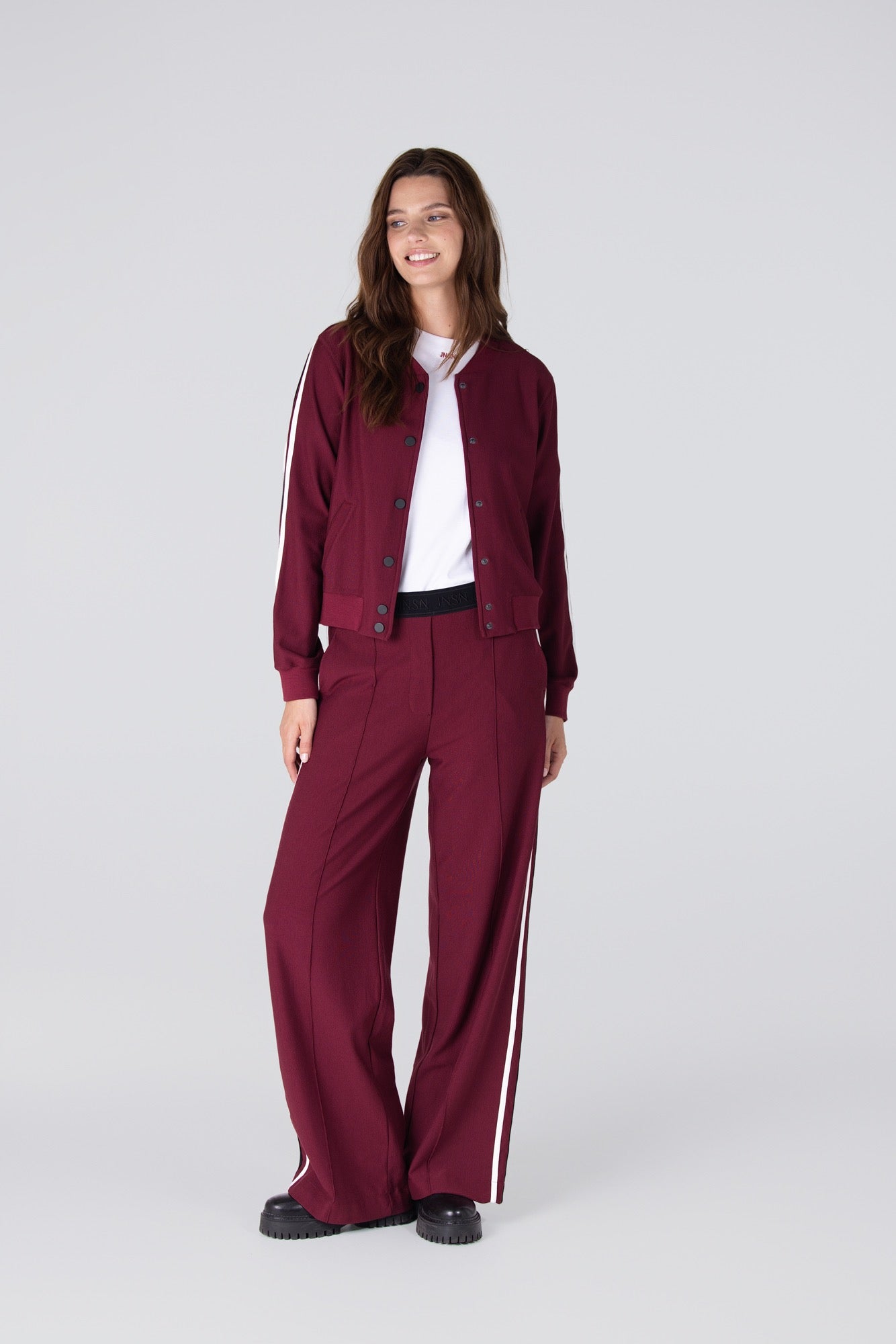 Bomber Jackie Bies Bordeaux