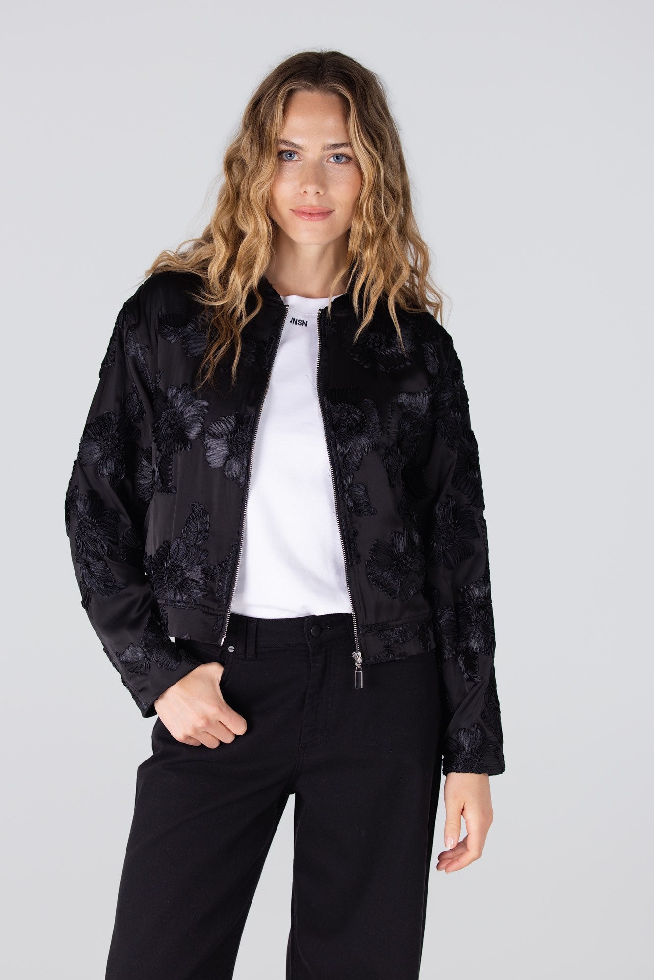 Bomber Jill 3D Flower Zwart