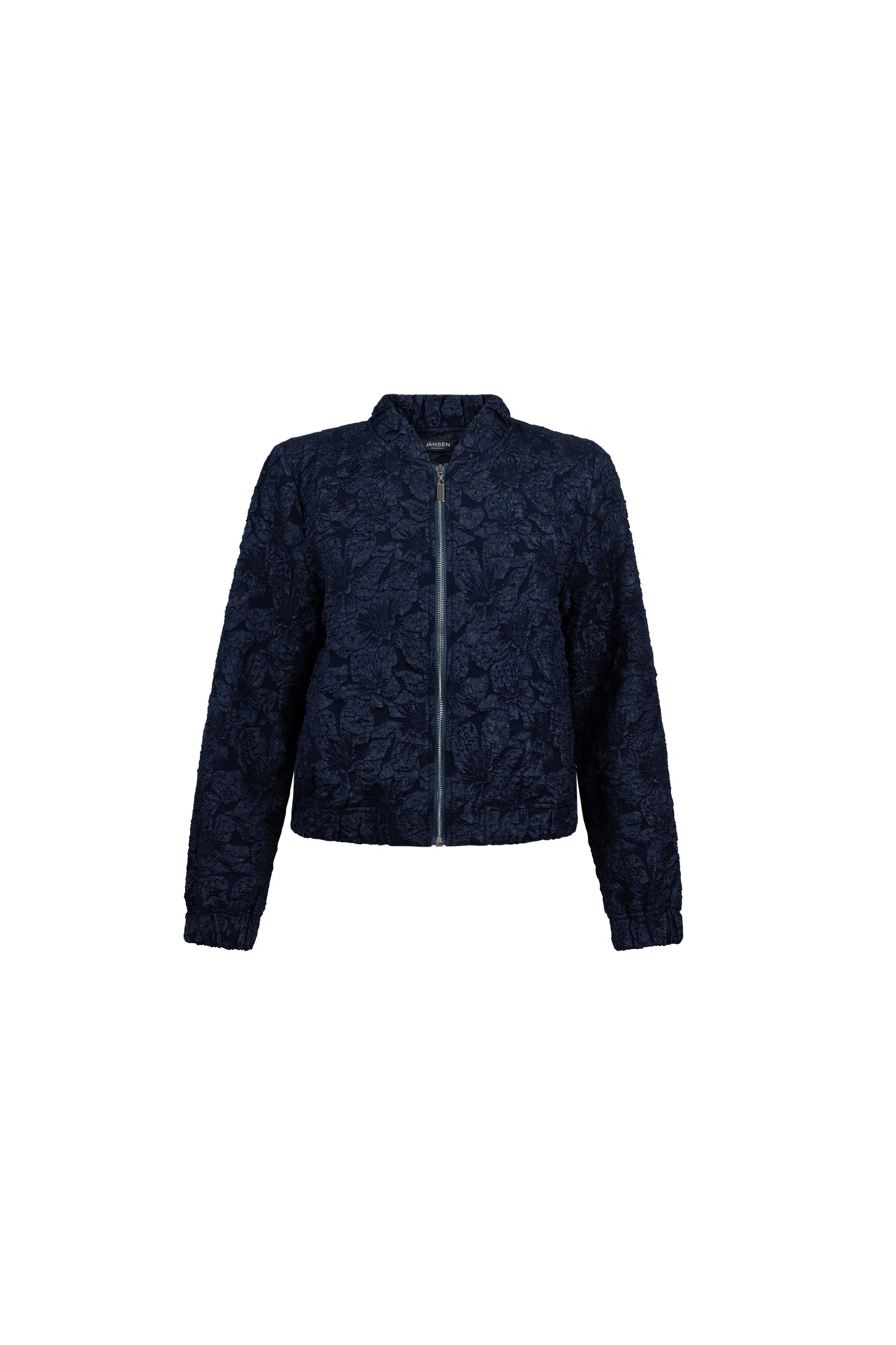 Bomber Josien Flower Donkerblauw