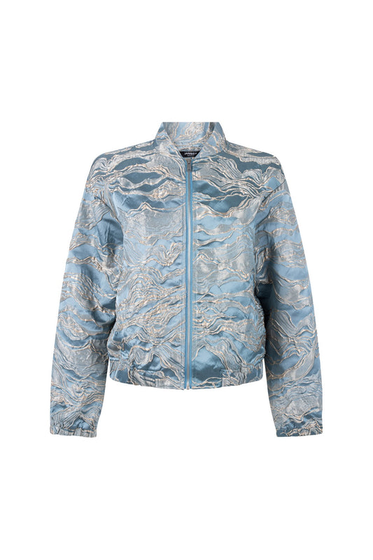 BomberQwenGoudJacquardBlauw__1