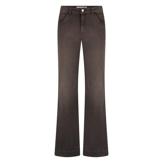 Broek Abby Denim Donkerbruin