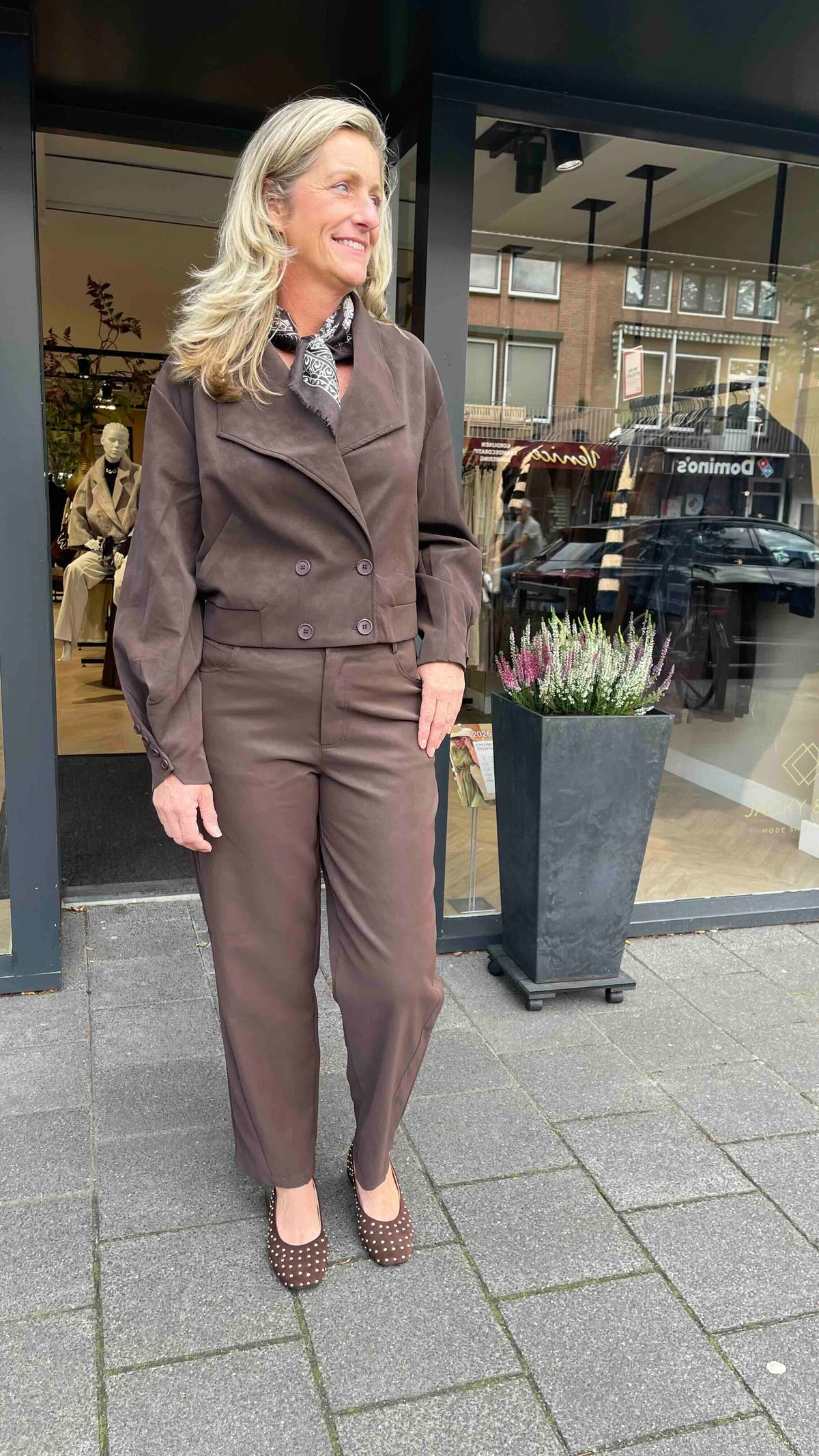 BroekAlexiLeatherlookDonkerbruin__1