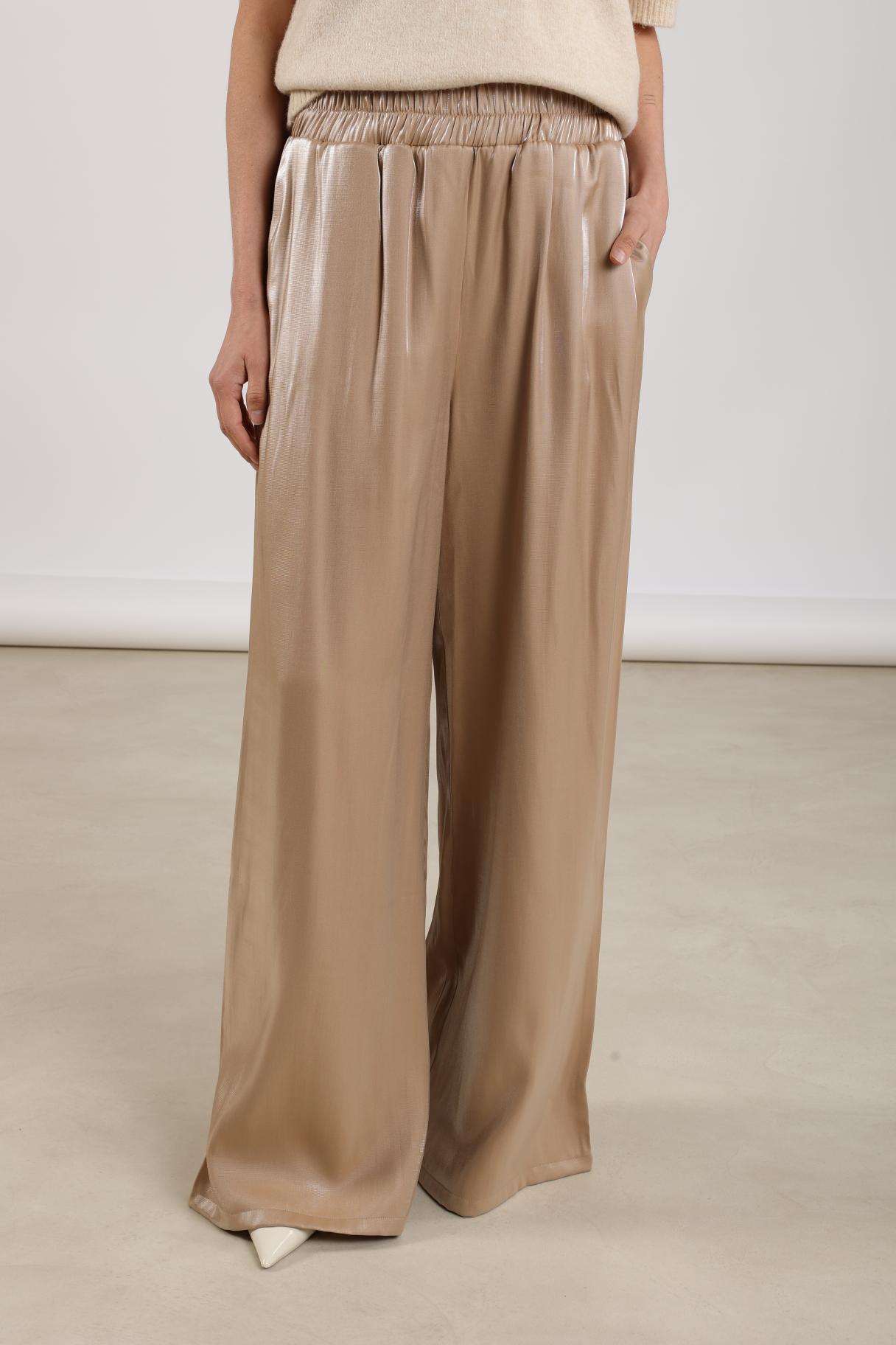 Broek Doorty Shiny Zand