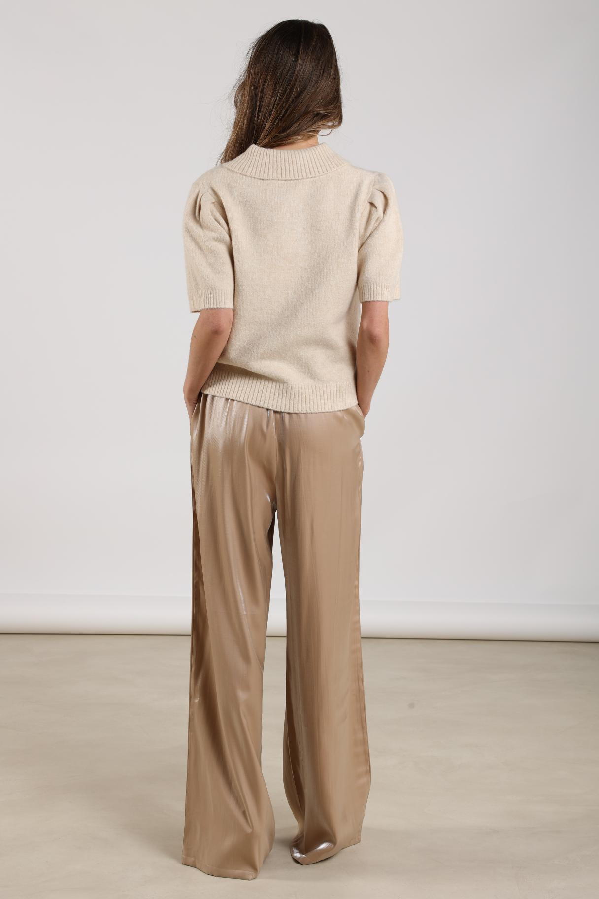 Broek Doorty Shiny Zand