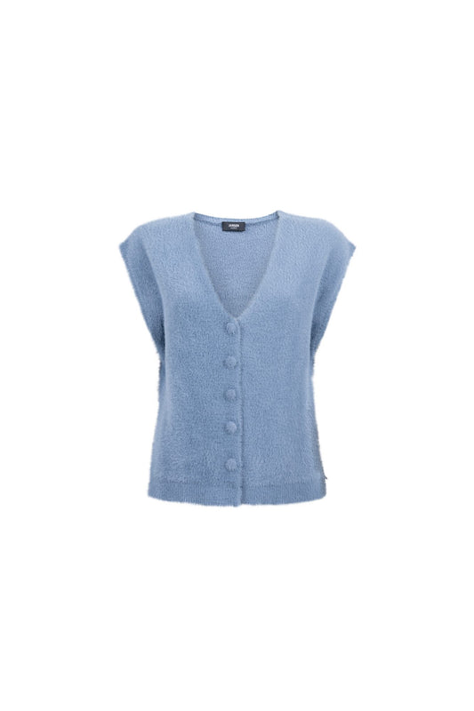 Gilet Chelsie Blauw Grijs