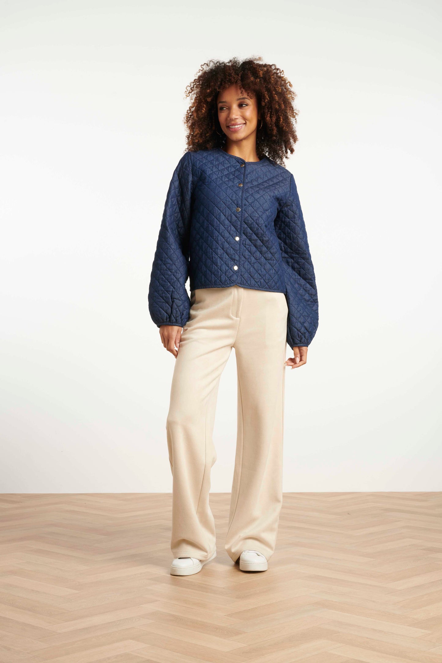 Jas Denim Blue Blauw