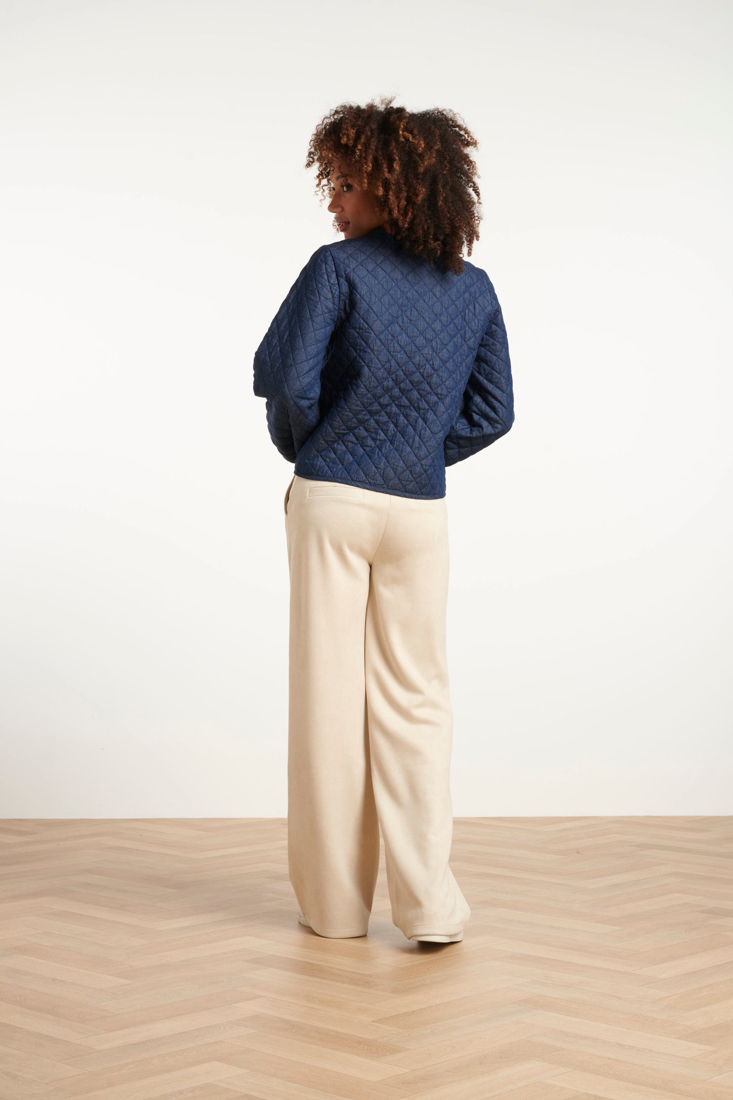 Jas Denim Blue Blauw