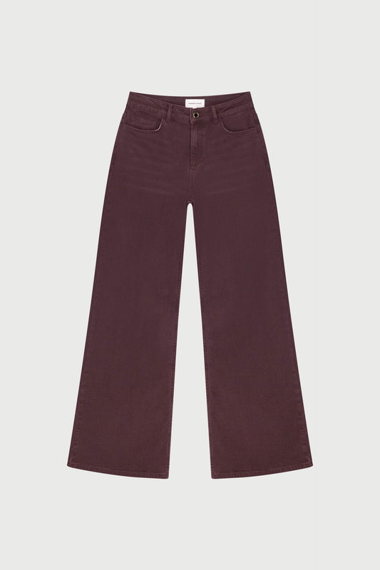 Jeans Thea Wide Leg Bordeaux