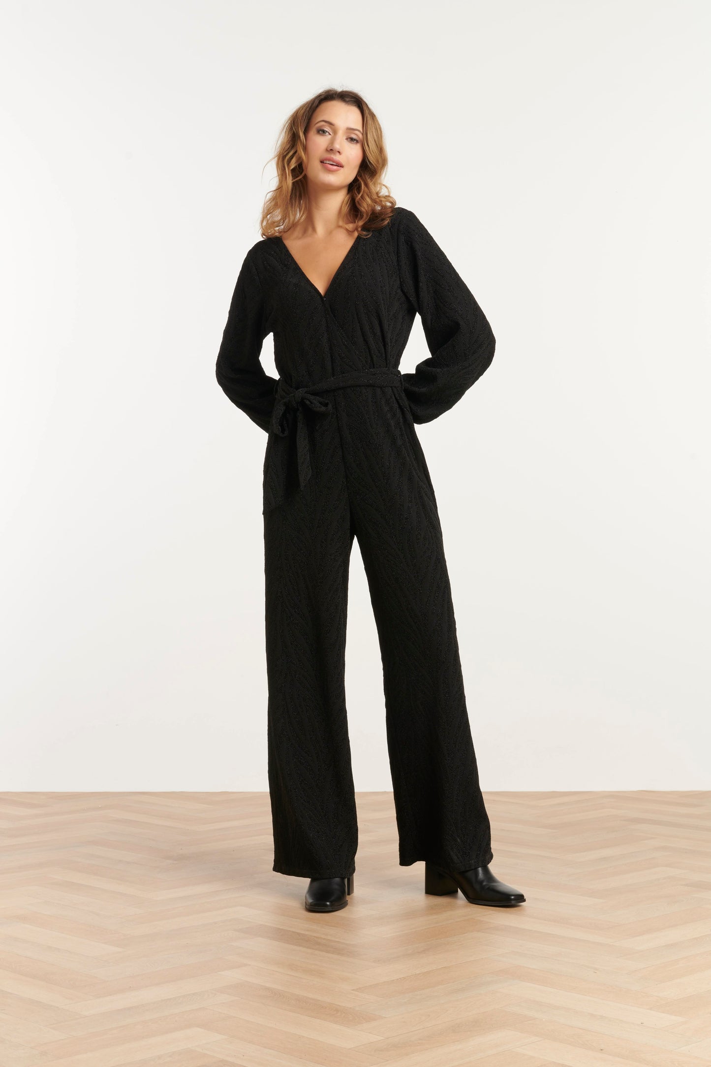 JumpsuitLurexPatroonZwart__2