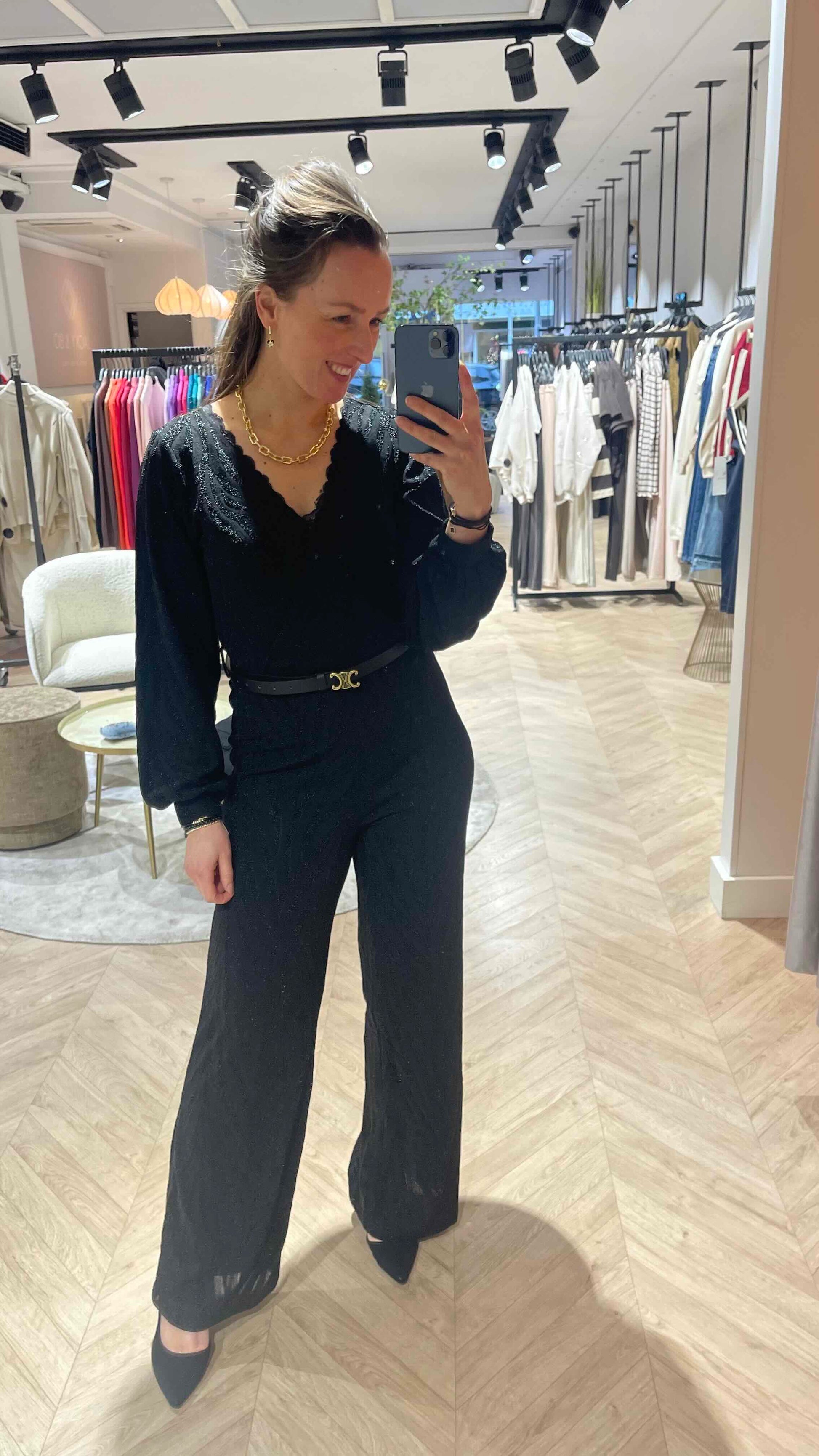 JumpsuitLurexPatroonZwart__6