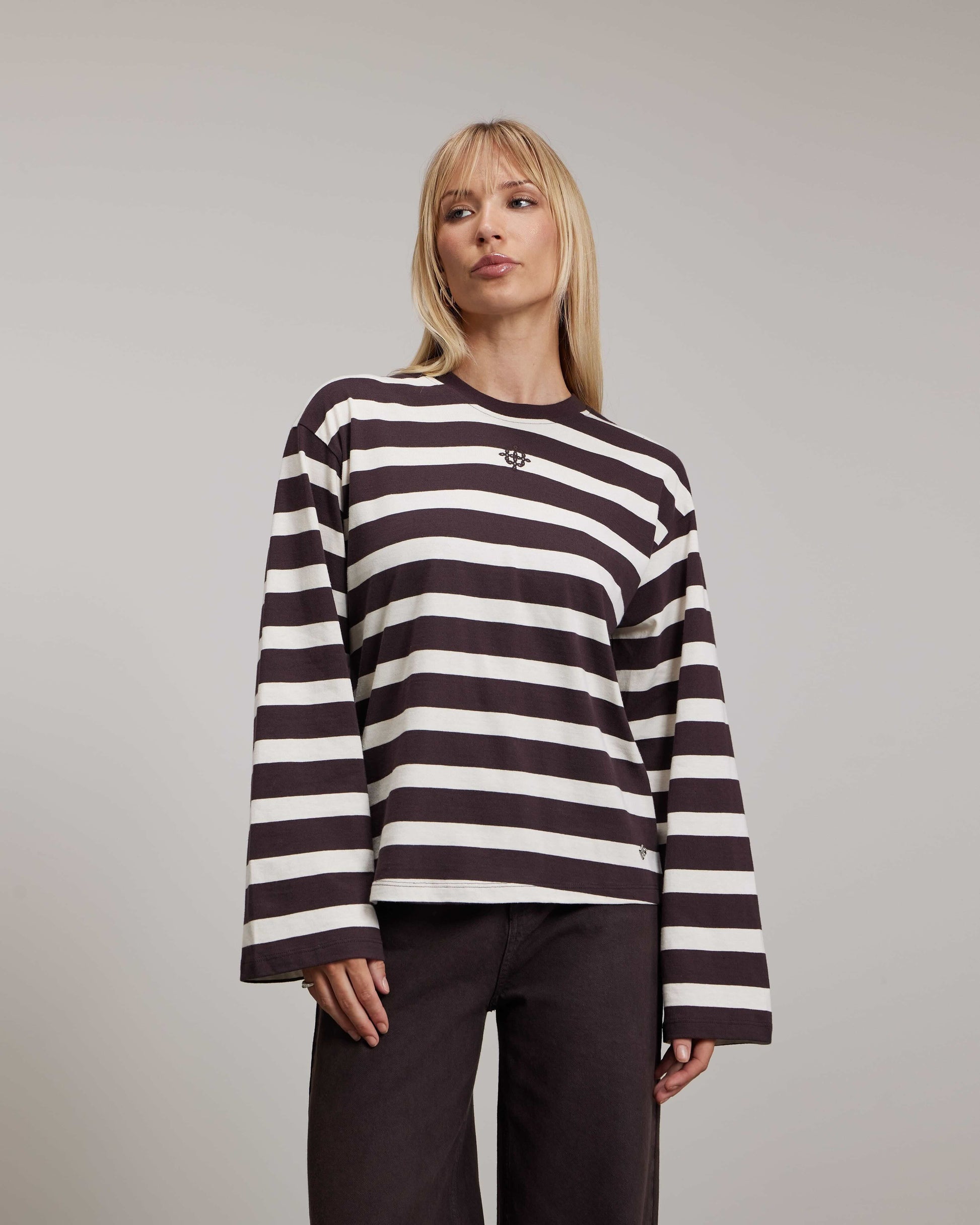 LongsleeveIsmeneStreepDonkerbruin__1