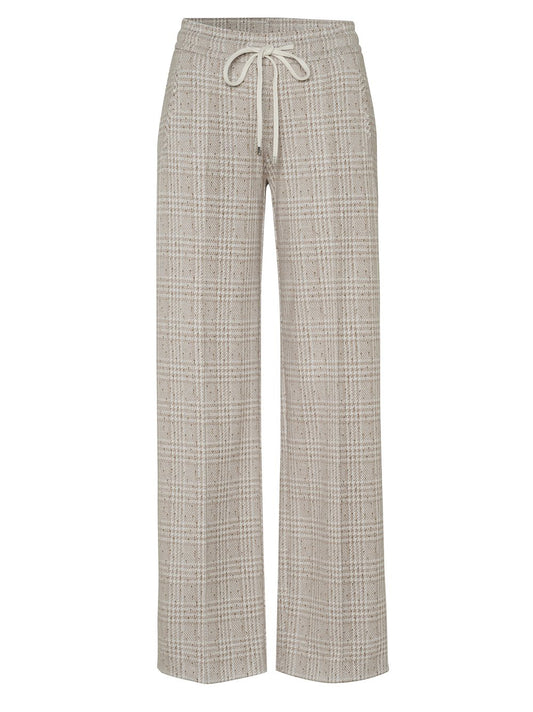 May Wide Leg Ruit Zand