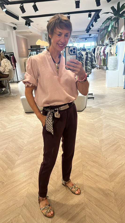 PantalonElastiekBandBordeaux__1