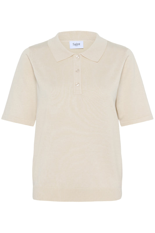 Polo Mila KM Beige