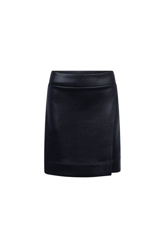 Rok Cara Short Steentjes Antraciet