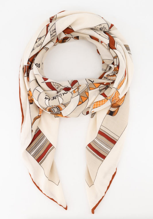 Shawl Sanaa Large Cream