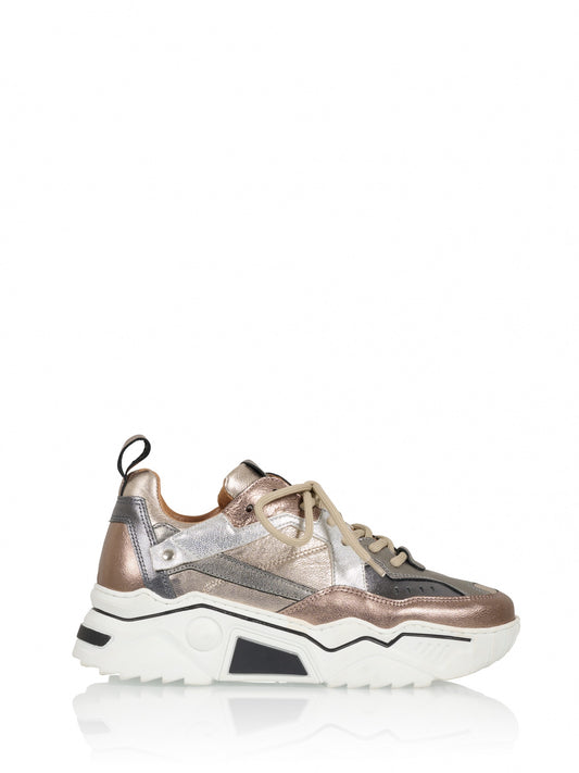 Sneaker Pluto Leer Stone/Cipra