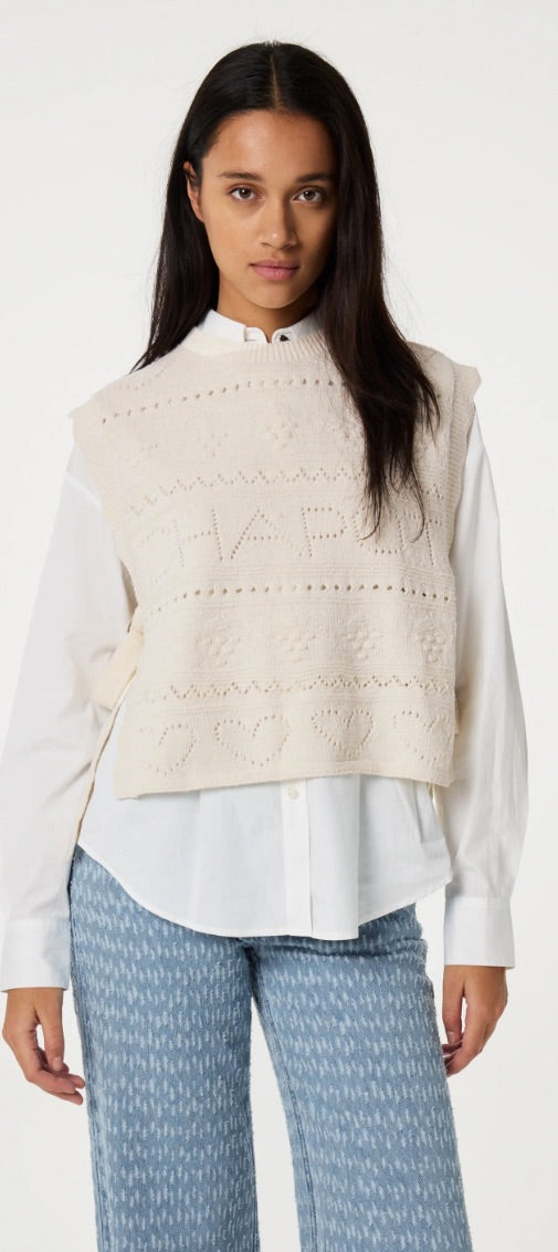 Spencer Kamilla Strik Cream White