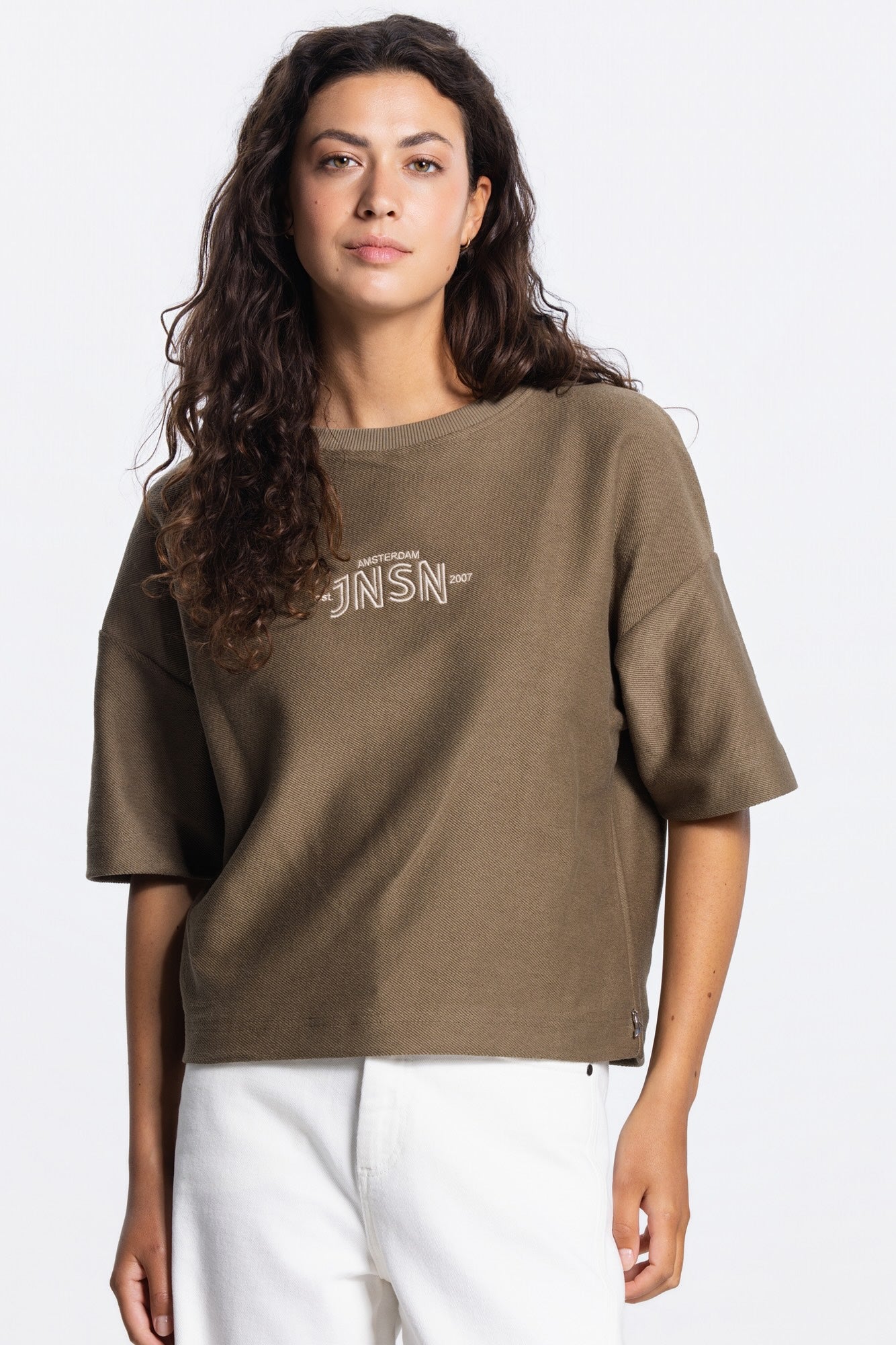 SweaterNoekaSSLogovoorkantArmy__1