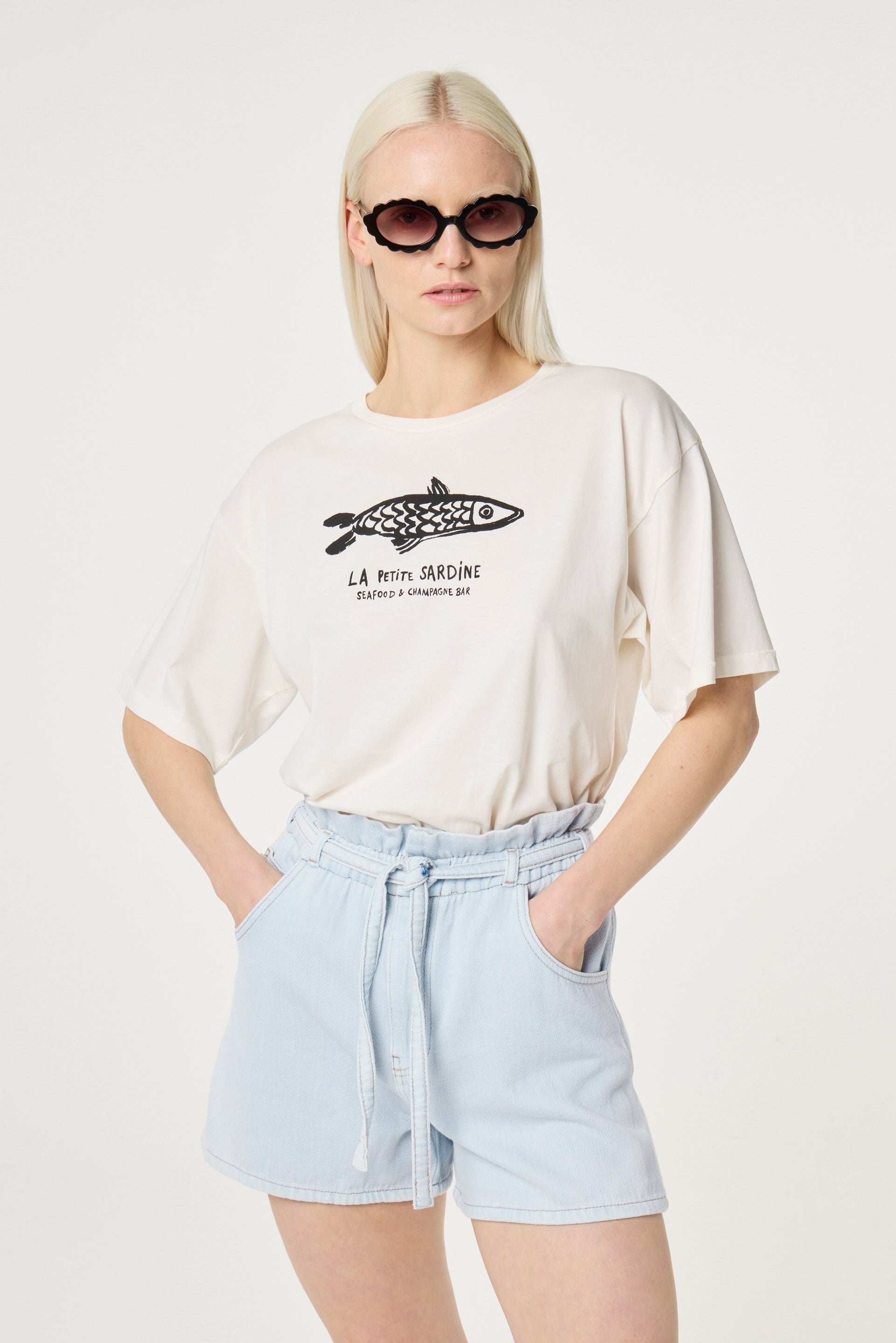T-ShirtFayPrintVisWit_Zwart__2