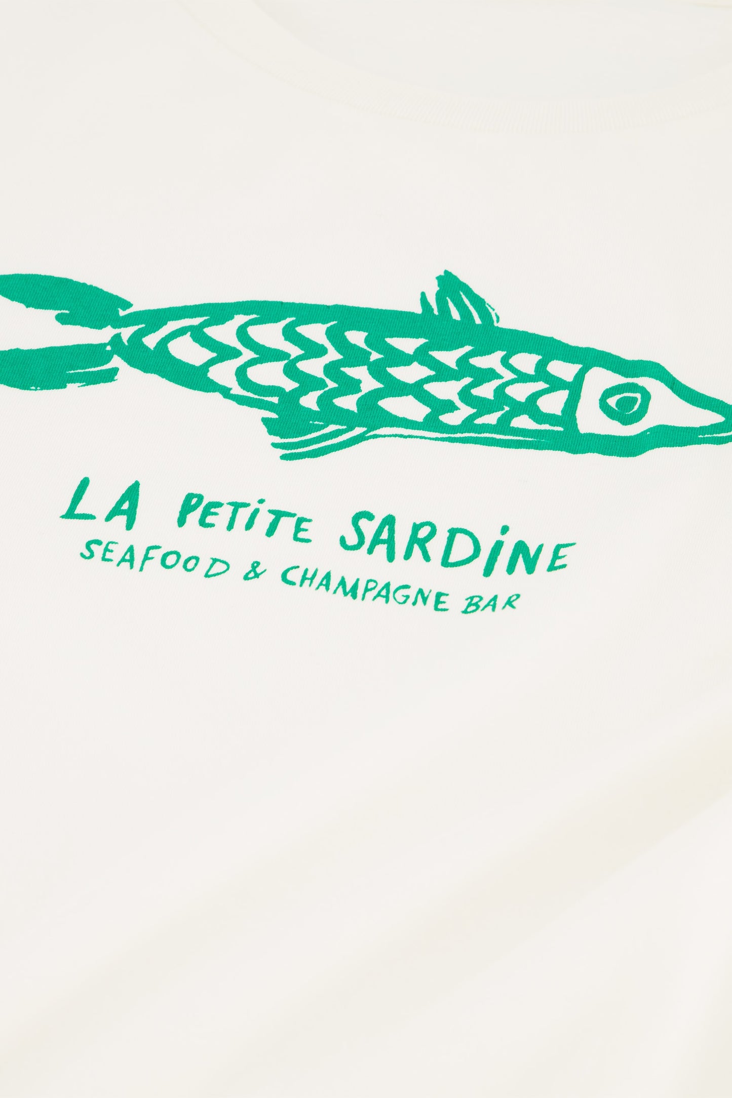 T-ShirtFayPrintVisZwartWit_Groen__2