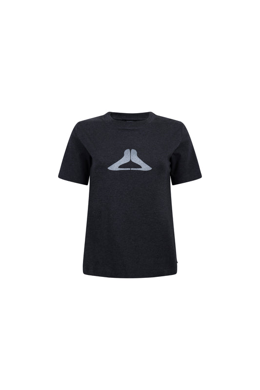 T-Shirt Lola Print Pump Antraciet