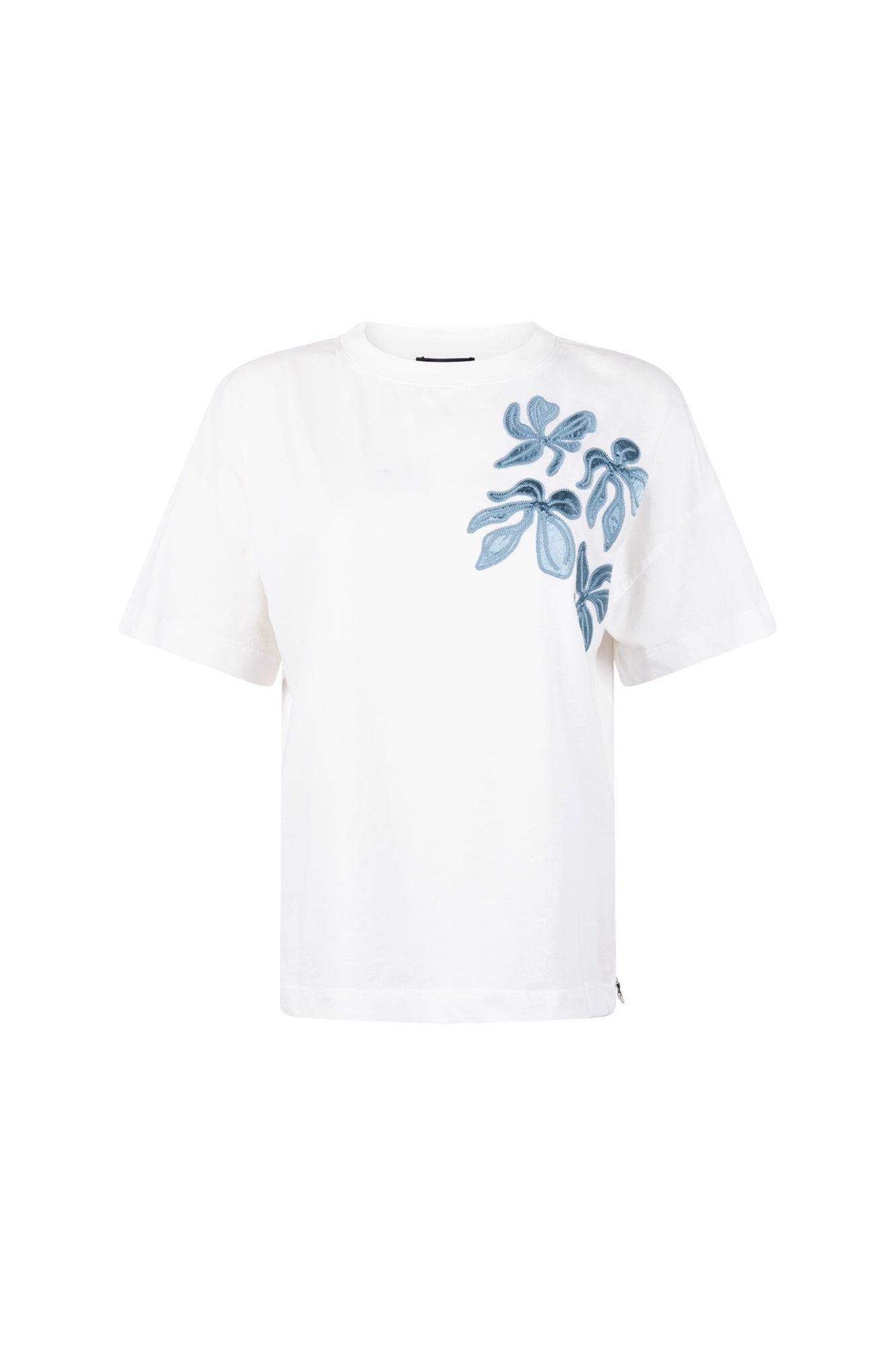 T-ShirtRileyEmbroideredBloemWit__1