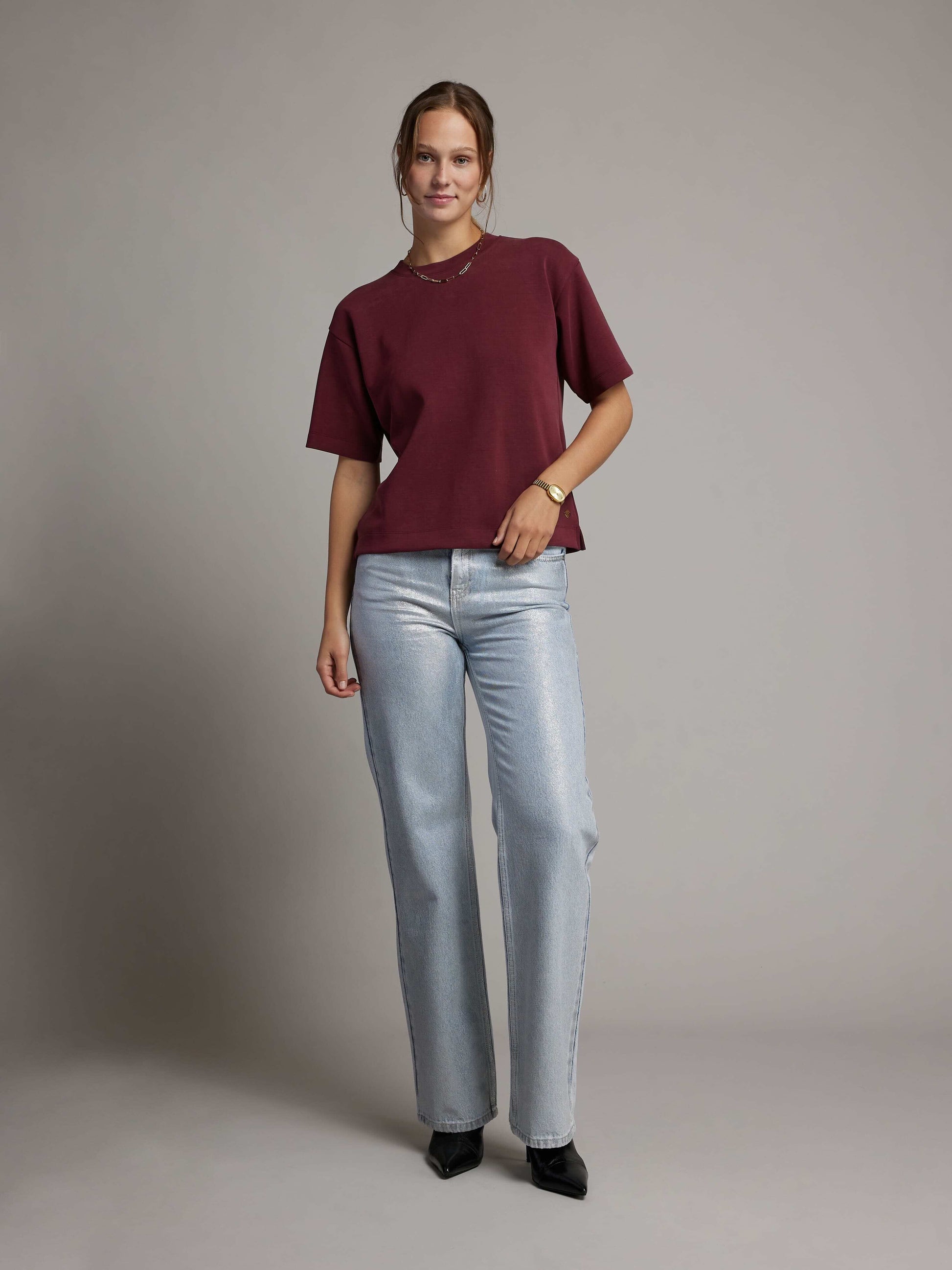T-shirtIrisSoftRNBordeaux__1