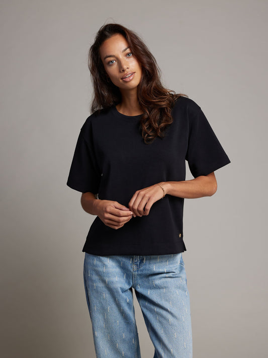 T-shirt Iris Soft RN Zwart
