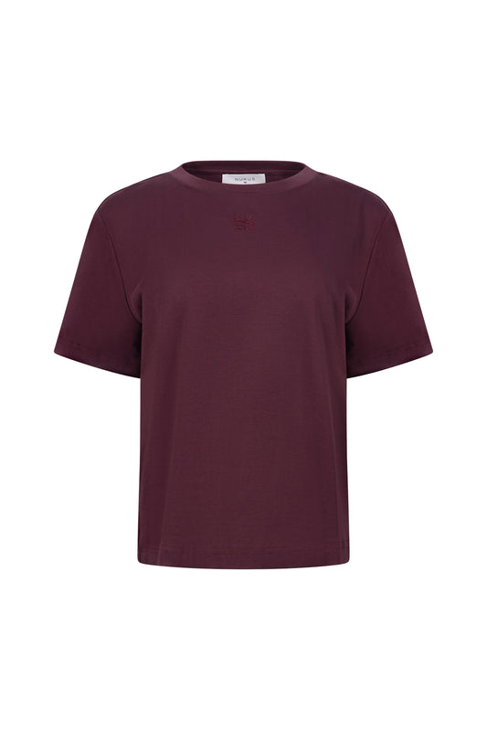 T-shirtLunaLogoBorduurselCherry__1