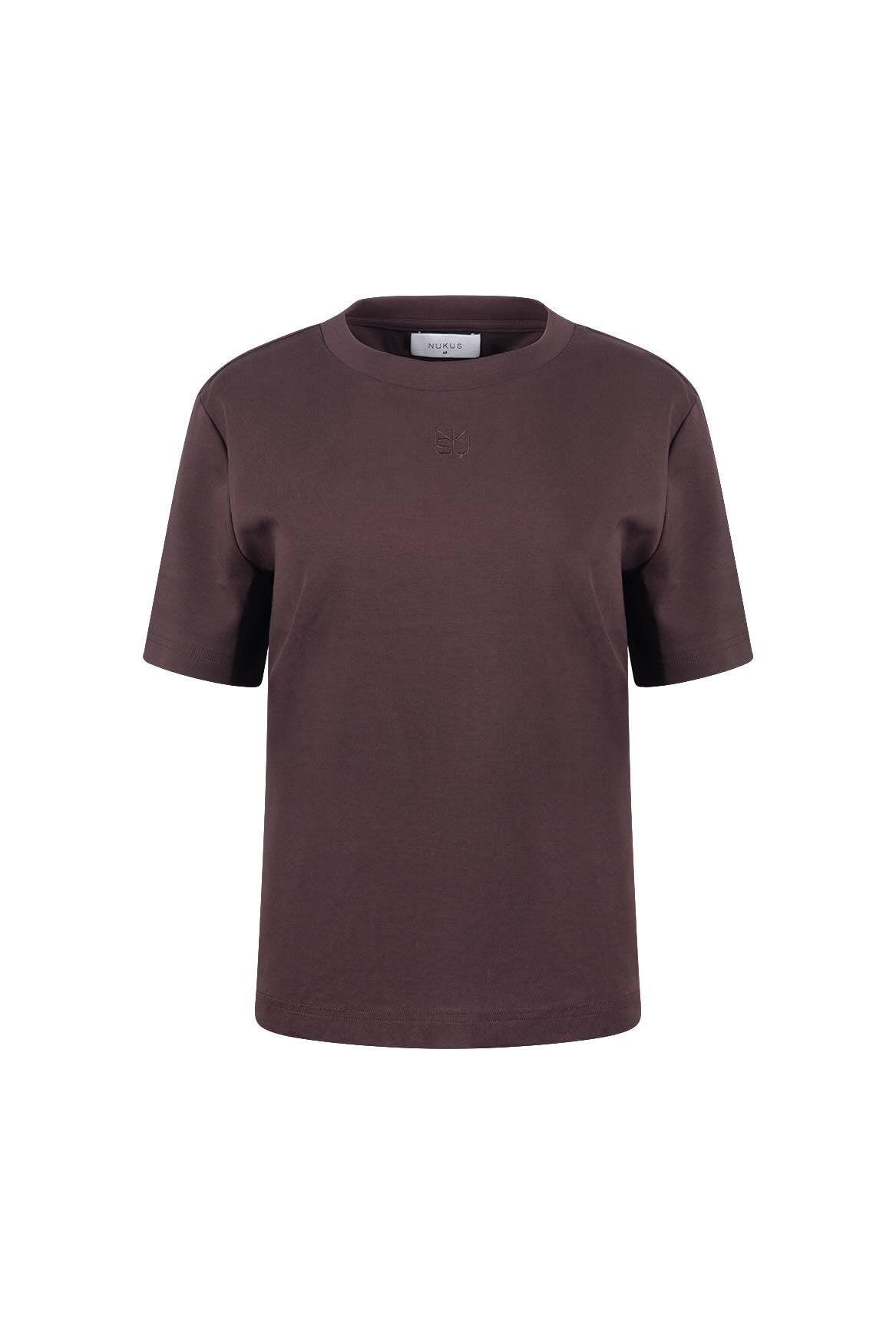 T-shirtLunaLogoBorduurselChocolate__1
