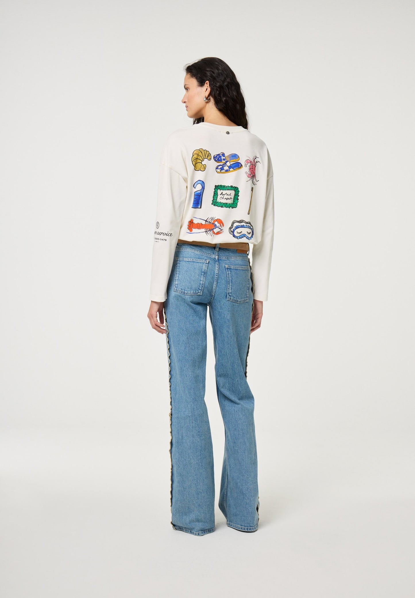 T-shirtPhileineBorstPrintSleutelWit__3