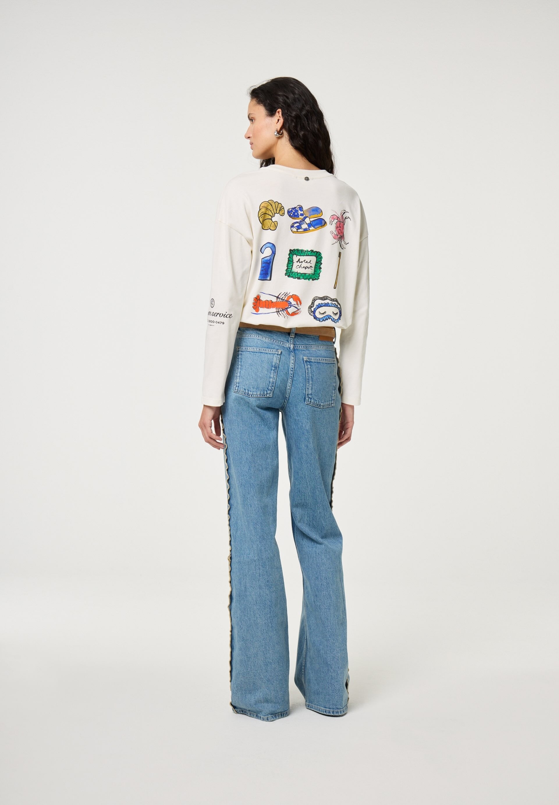 T-shirtPhileineBorstPrintSleutelWit__3