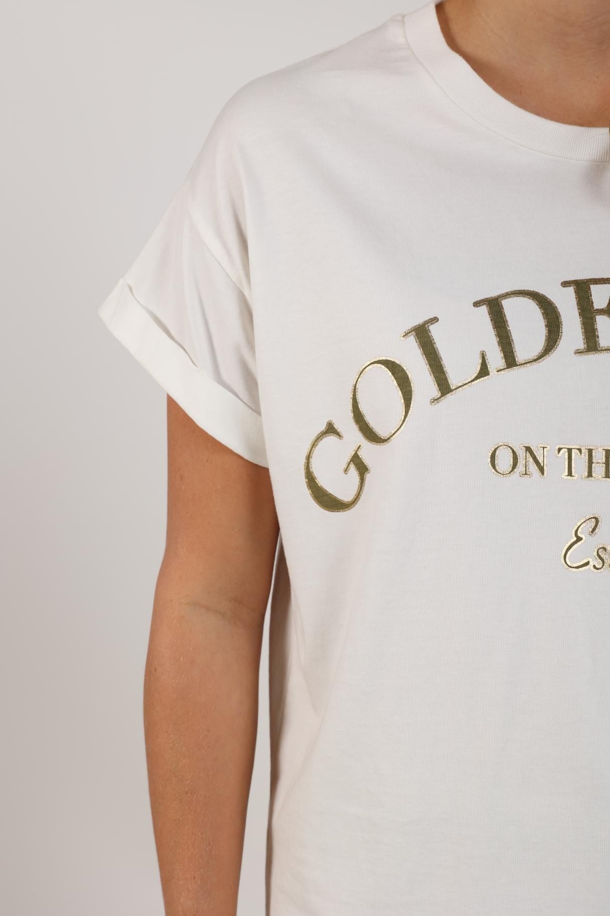 T-shirtSanneGoldenDaysOffWhite_Army__3
