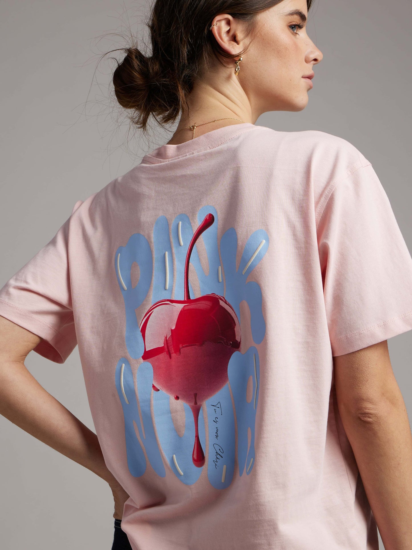 T-shirtSweetCherryPrintLichtrose__2