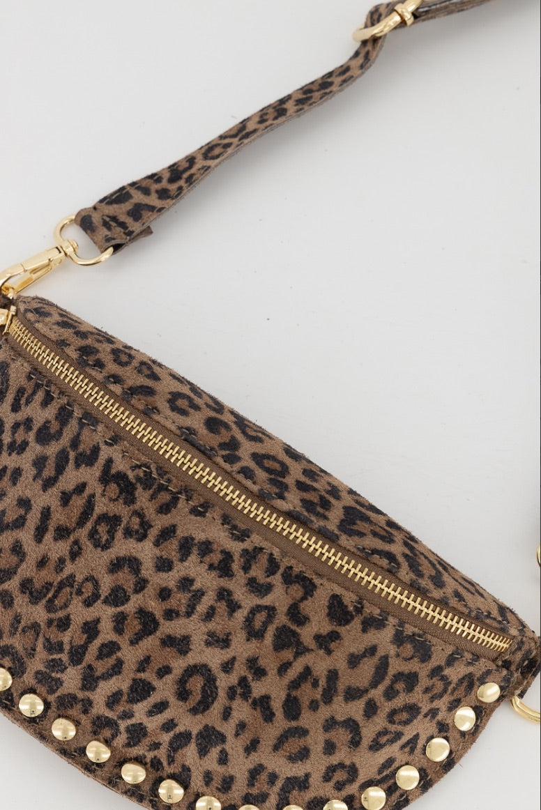 Tas Debby Buidel Studs Luipaard