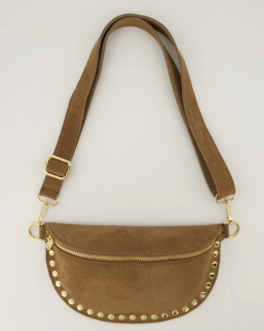 Tas Debby Buidel Studs Taupe