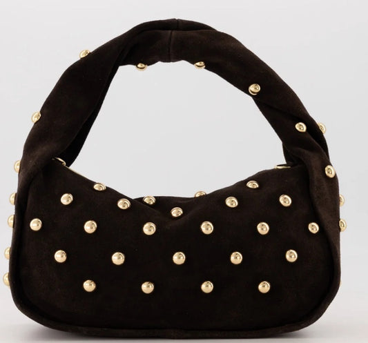 Tas Lottie Studs Donkerbruin