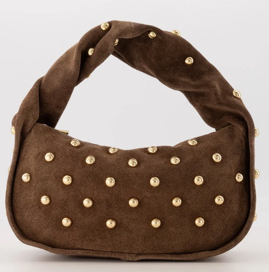 Tas Lottie Studs Taupe