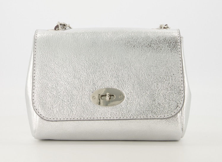 Tas Nina Classic Grain Zilver