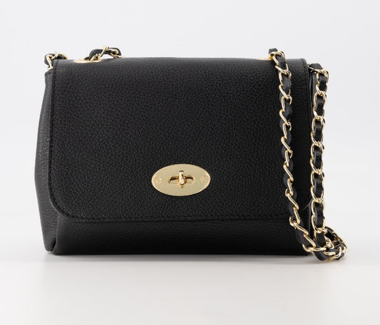 Tas Nina Classic Grain Zwart