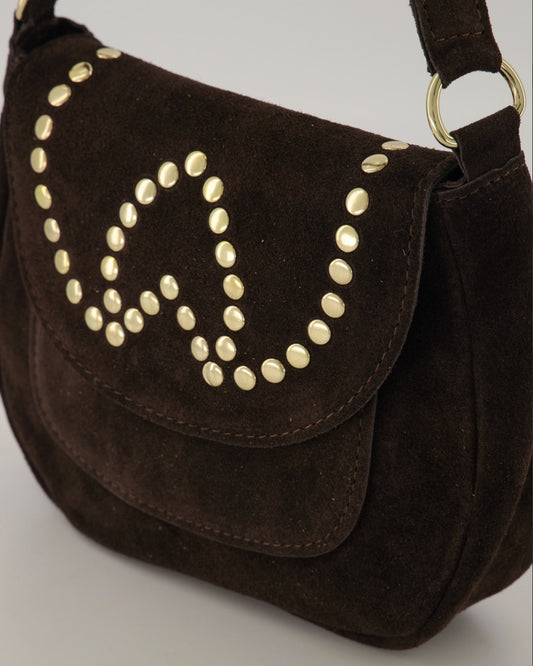 Tas Winona Suede Donkerbruin