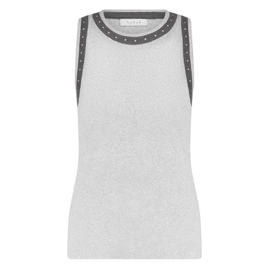 Top Nice Singlet Studs Grijs