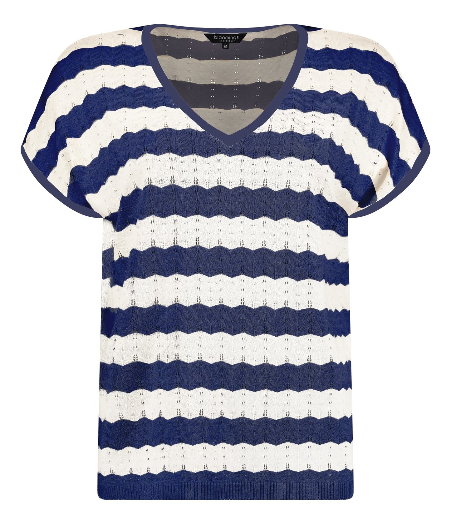 TopV-HalsStreepOpengewerktSSDonkerblauw__1