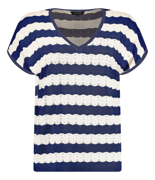 TopV-HalsStreepOpengewerktSSDonkerblauw__1